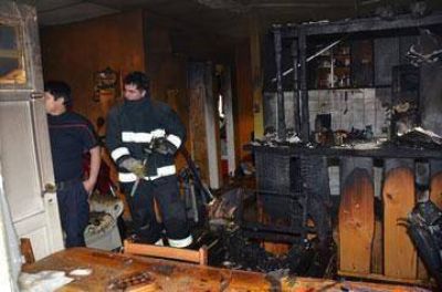 Voraz incendio: peque�a de 2 a�os sufri� principio de asfixia