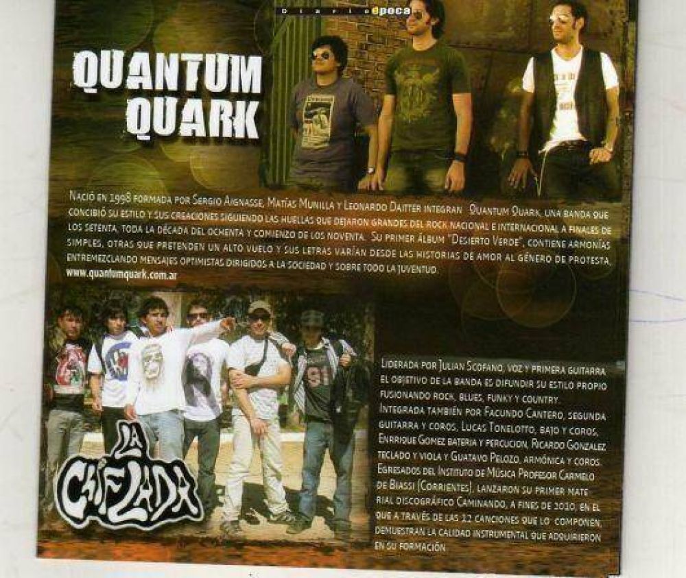 Presentar�n el CD de los ganadores del pre Corrientes Rock 2011