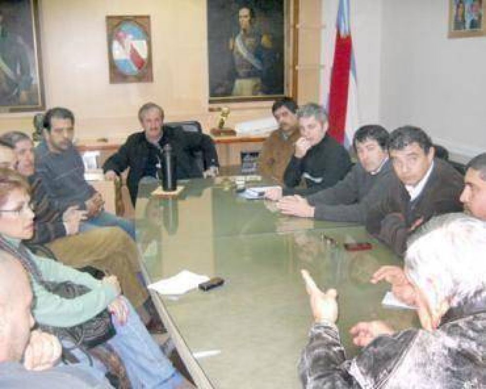 El intendente Schepens se reuni� ayer con el Sindicato Municipal