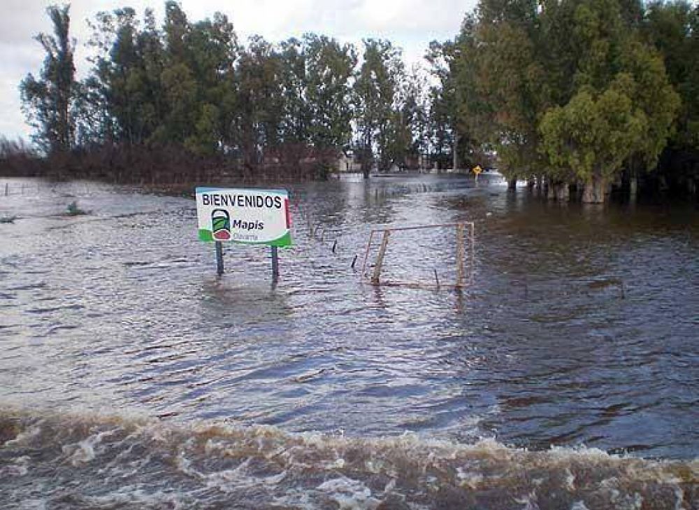 Estiman que 80% de las cabezas de ganado de Olavarr�a est�n afectadas por el agua