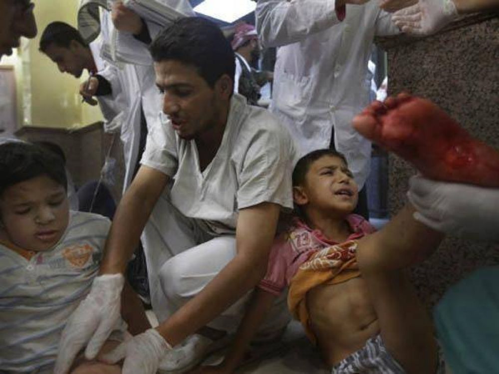 Denuncian a Al Assad por usar ni�os como escudos humanos