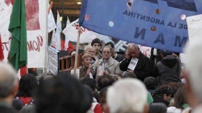 La bronca de los jubilados se hizo sentir durante la �Marcha de la Dignidad�