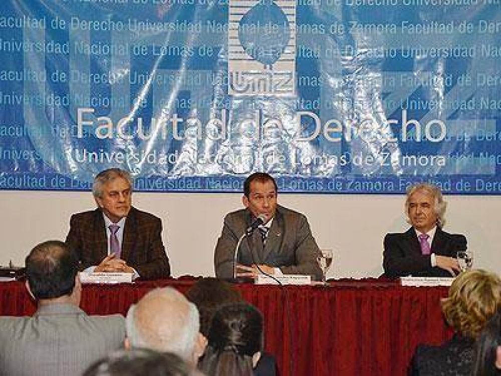 LOMAS: Se inauguraron las IV Jornadas Nacionales de Profesores de Derecho