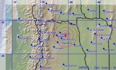 Tembl� en Mendoza: se registr� un sismo en San Mart�n de 3.9 grados