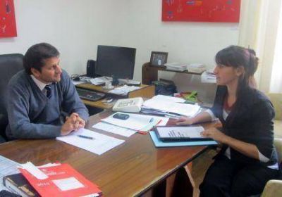 Victoria Vuoto se reuni� con Presidente del HCD, Ariel Ciano