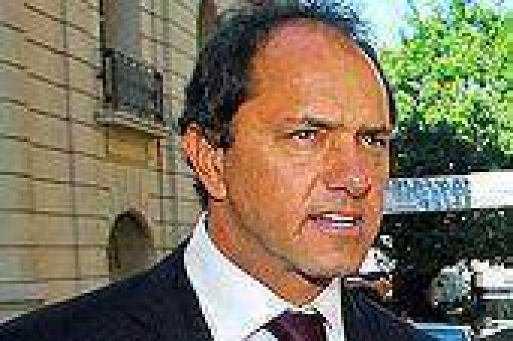Scioli justific� las subas en el servicio de agua