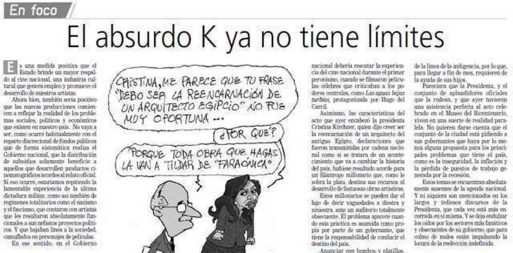 En Foco: el absurdo K ya no tiene l�mites