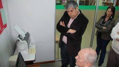 Peralta destac� la incorporaci�n de una impresora Braille