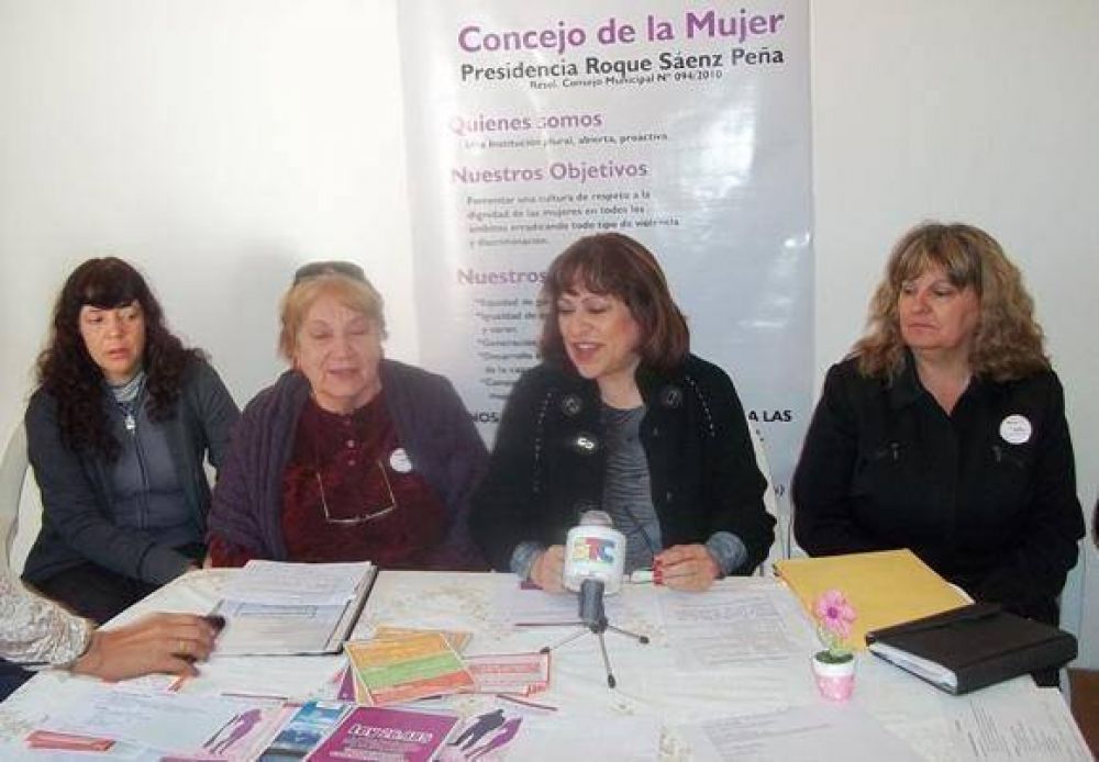 Actividades por la no violencia de g�nero en S�enz Pe�a