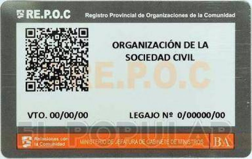  Medio centenar de organizaciones recibir�n la Tarjeta Pl�stica de Identificaci�n