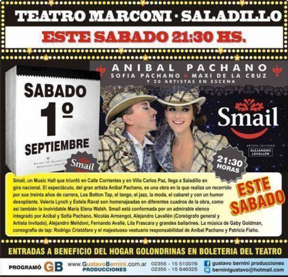 An�bal Pachano presenta SMAIL en Saladillo