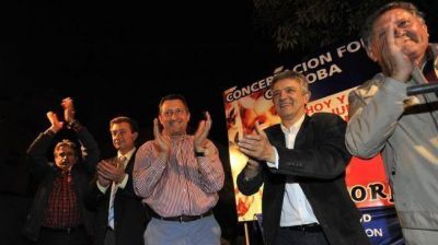 Giacomino critic� al gobernador y a Mestre en un acto kirchnerista