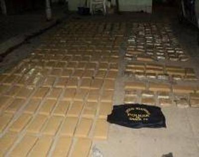 Secuestraron 267 kilos de marihuana en Tostado