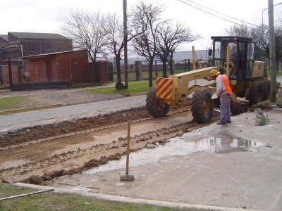 Avanzan las obras de agua potable y cloacas