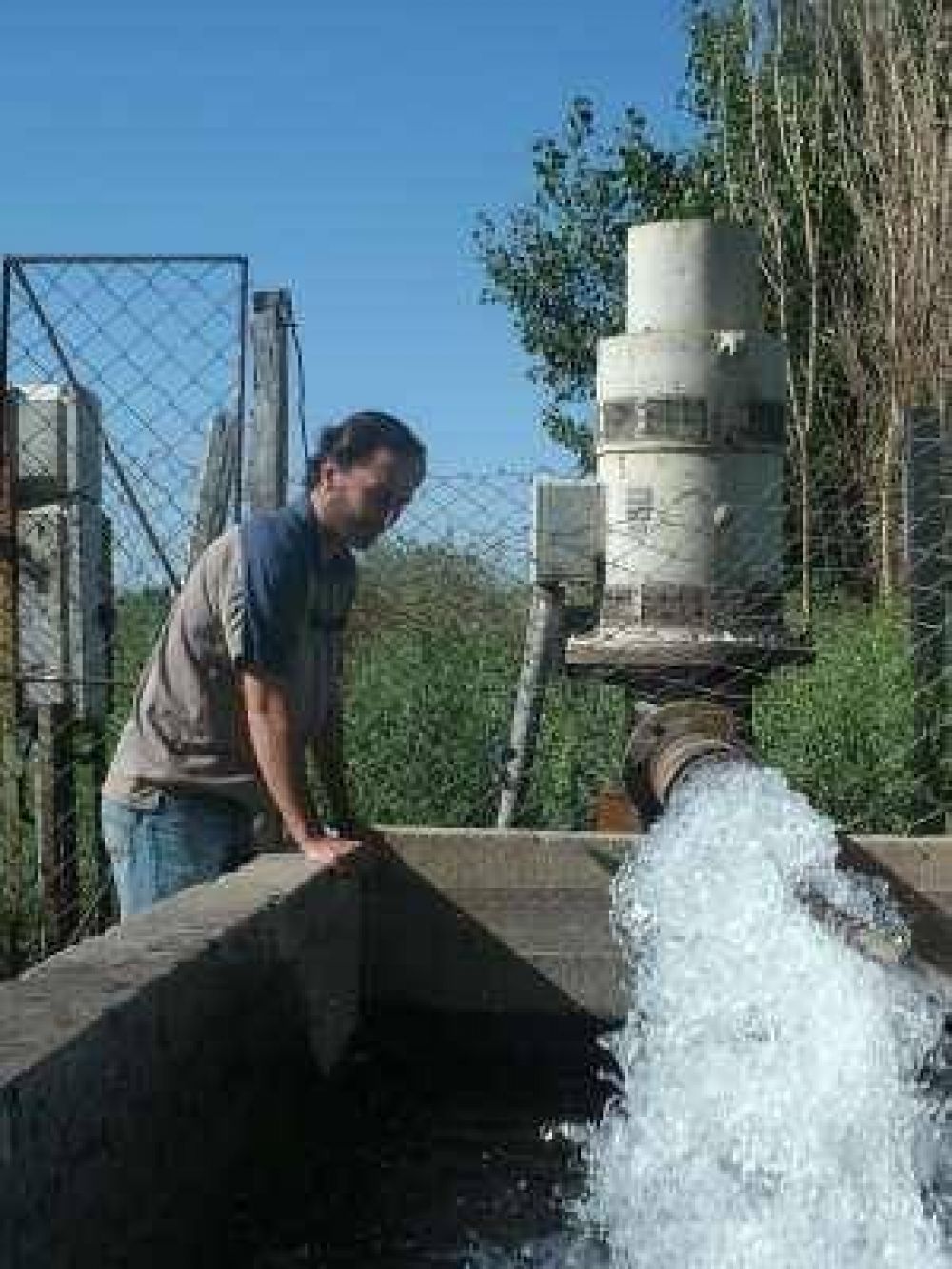 Habr�a escasa agua para riego y los pozos no est�n en condiciones