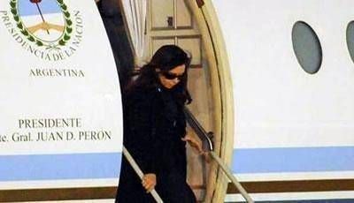 La presidenta no pudo viajar a El Calafate por una falla en el Tango 01