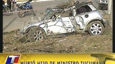 Se mat� en un accidente el hijo de un ministro tucumano