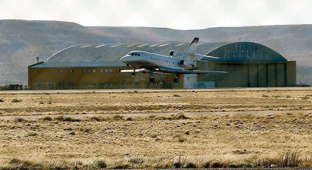 La presidenta Vol� a El Calafate en un jet particular
