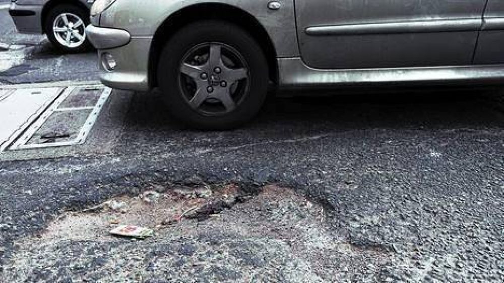 Lejos del Bache Cero, empeor� el estado de las calles porte�as