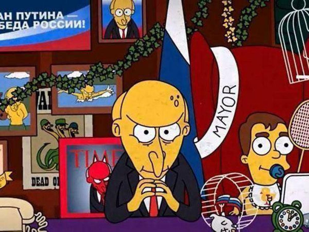 Para Vladimir Putin, 'Los Simpson' son inmorales