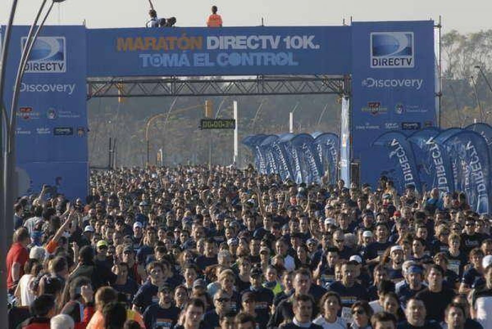 Tres mil corredores en la Marat�n "DirecTV 10K" en Vicente L�pez