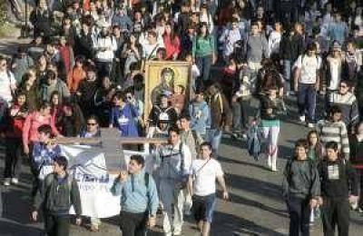 Los j�venes que vivieron una caminata con postas