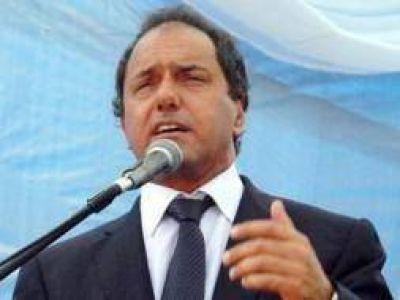 Scioli encabeza acto en Bah�a Blanca