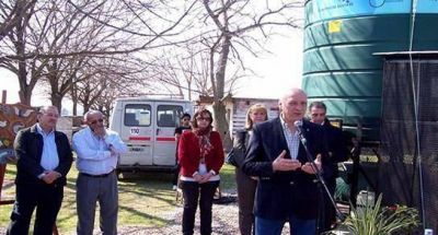 Bonfatti habilit� un dispenser comunitario de agua potable