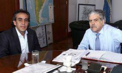 Guzm�n se reuni� con De Vido por obras en Escobar