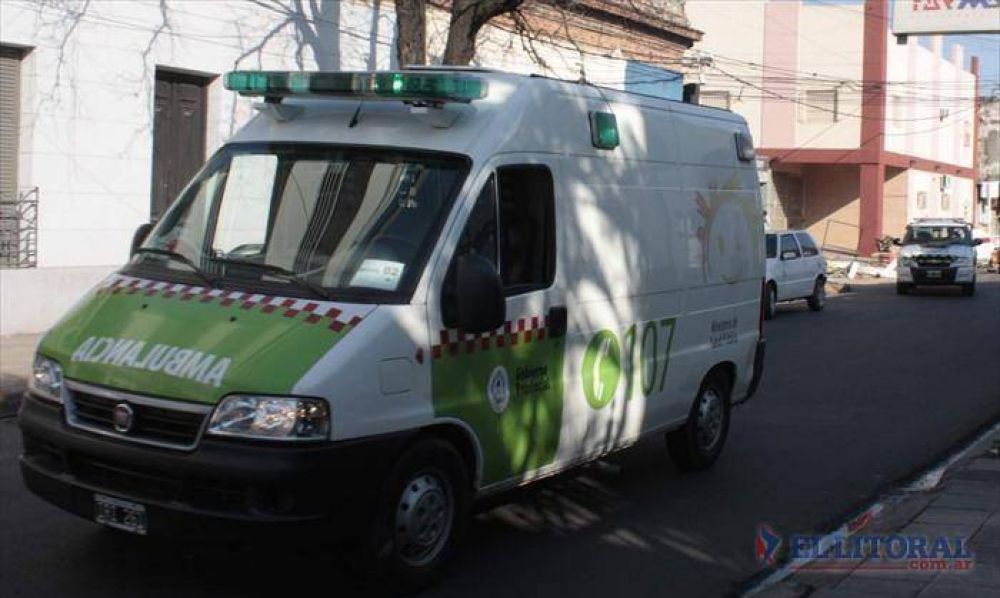 En menos de dos horas el 107 atendi� el domingo nueve accidentes de tr�nsito