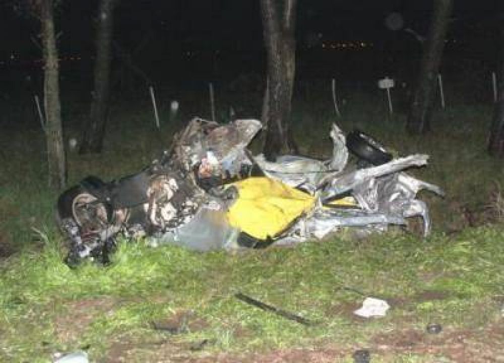 Tres muertos por un choque en Dorrego, entre ellos dos ladrones