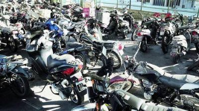Van a compactar unas 400 motos secuestradas que nadie reclama