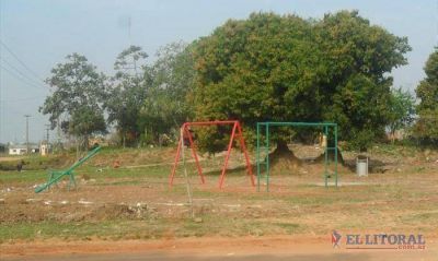 En ejecuci�n el proyecto de una plaza para el barrio Pirayu�