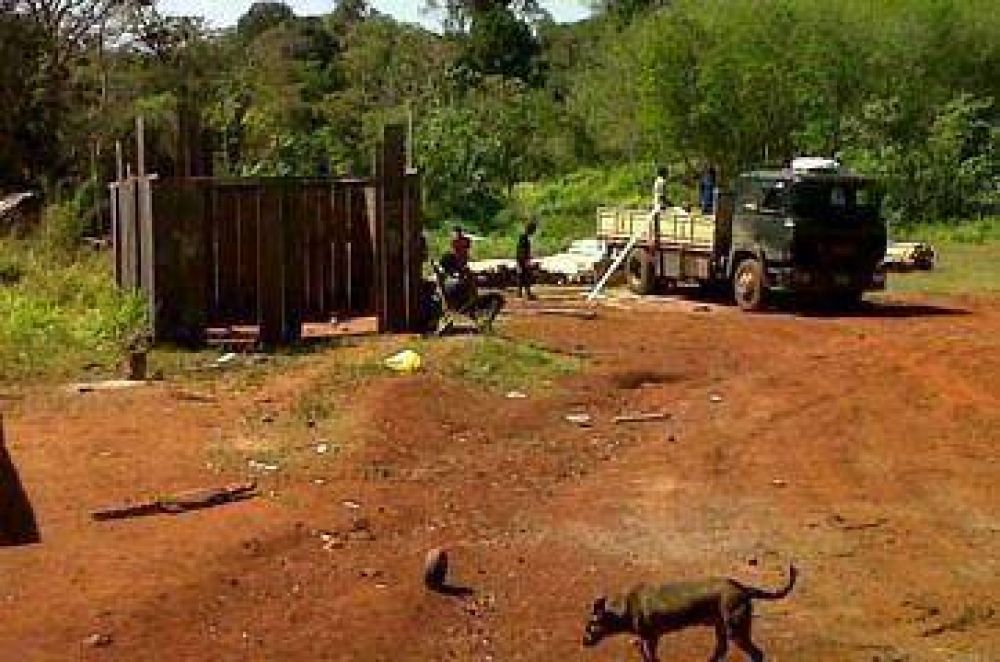 Comienza la construcci�n de las casas para las comunidades Yryap� y Jasy Por�