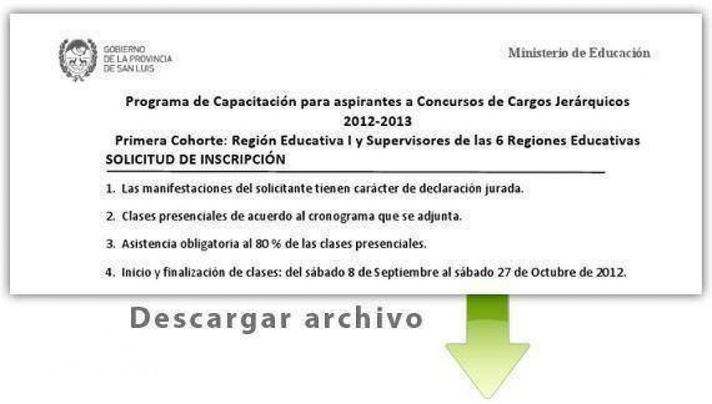 Educaci�n: Comienzan las capacitaciones para cargos jer�rquicos de la Regi�n I