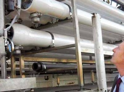 Ca�ada: reanudan obras en la planta de �smosis