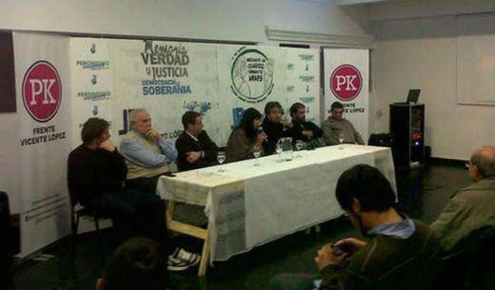 Diana Conti explic� en Vicente L�pez su proyecto para que voten j�venes de 16 a�os