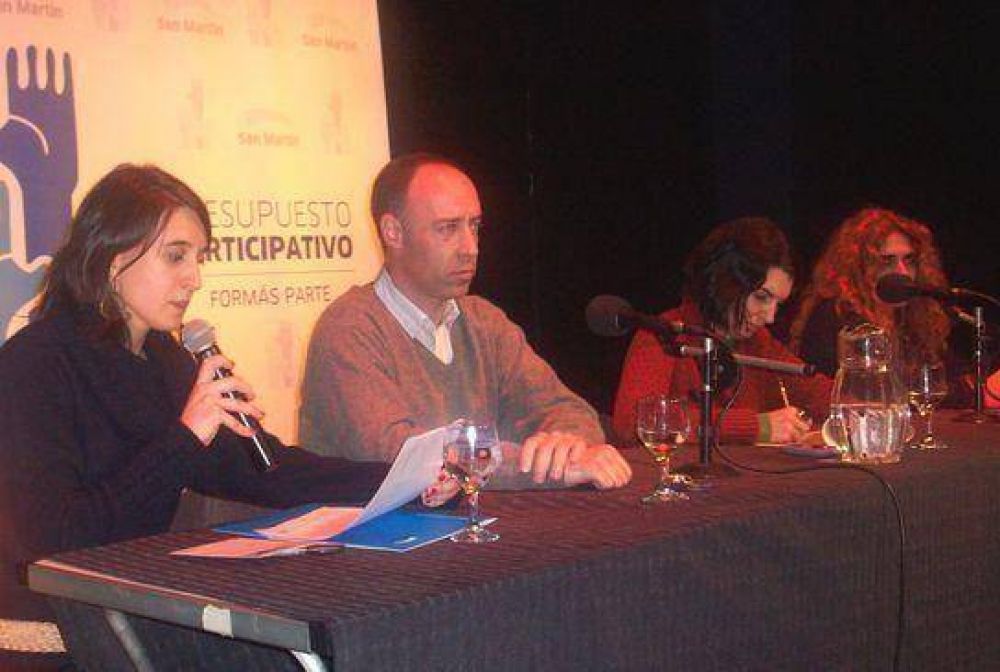 Primer debate sobre Presupuesto Participativo en San Mart�n