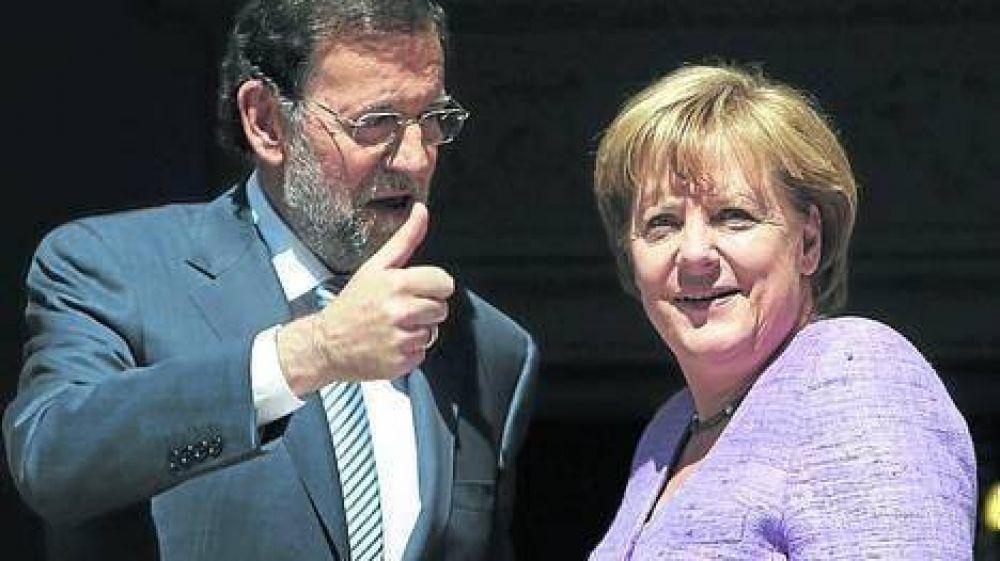 Merkel expres� su apoyo a los ajustes en Espa�a