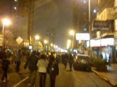 Lan�s: Incidentes en el Municipio tras marcha en reclamo de seguridad