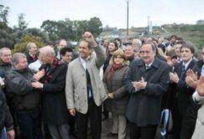  Scioli y Lunghi presentaron el Ramal H acompa�ados por todo el arco pol�tico
