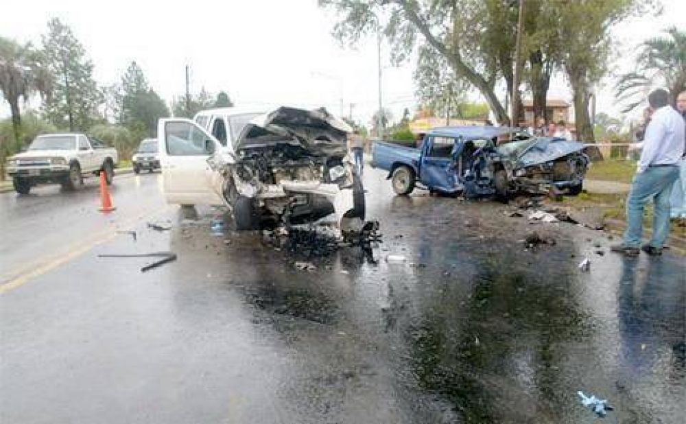 Accidente en Concordia: nueva v�ctima en un choque frontal 