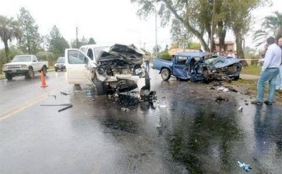 Accidente en Concordia: nueva v�ctima en un choque frontal 