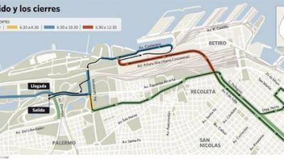 Cortes de calles por el medio marat�n