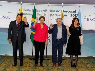 Brasil alert� que hay problemas por el ingreso de Venezuela al Mercosur