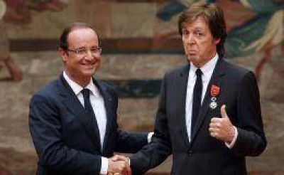 Paul McCartney fue condecorado con la Legi�n de Honor francesa