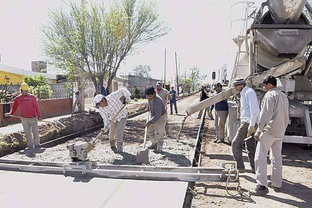 Municipio realiza obras de pavimento y desag�e por 6.987.233 de pesos