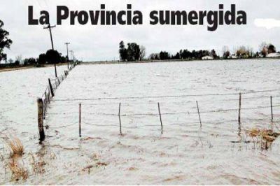Bajo el agua: habr�a m�s de 11 millones de hect�reas afectadas