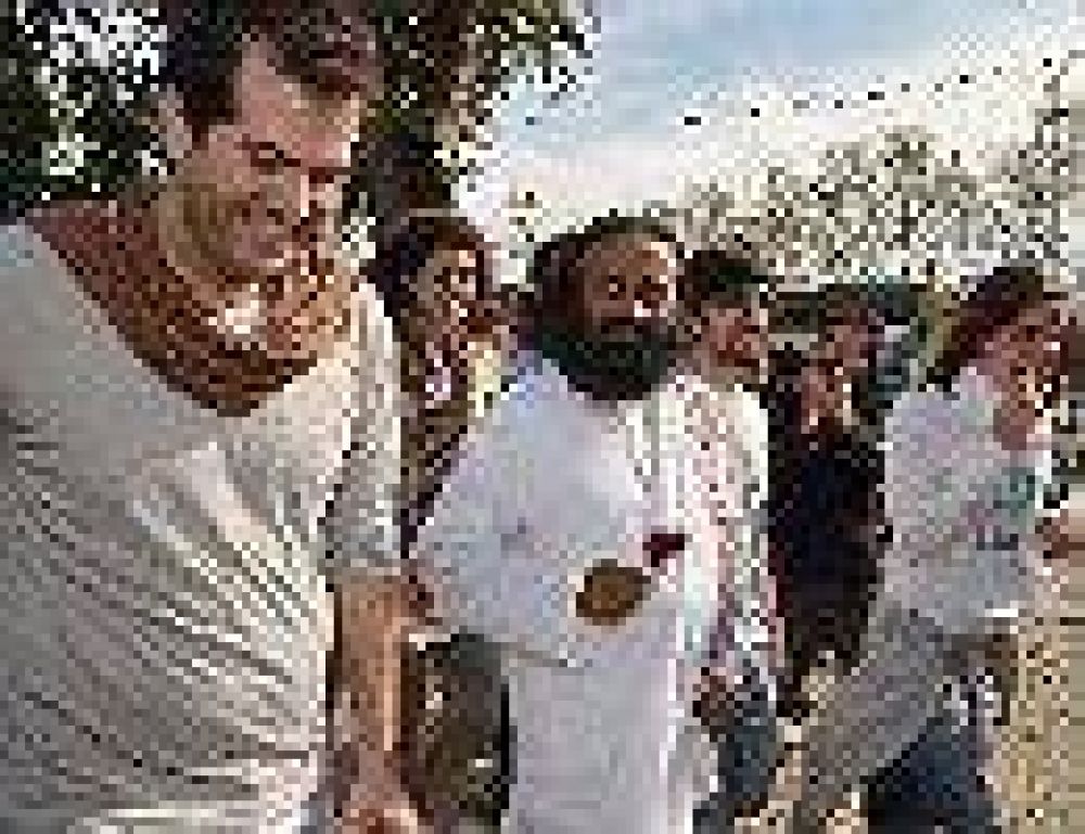 Sri Sri Ravi Shankar estuvo en la Villa 31 de Retiro