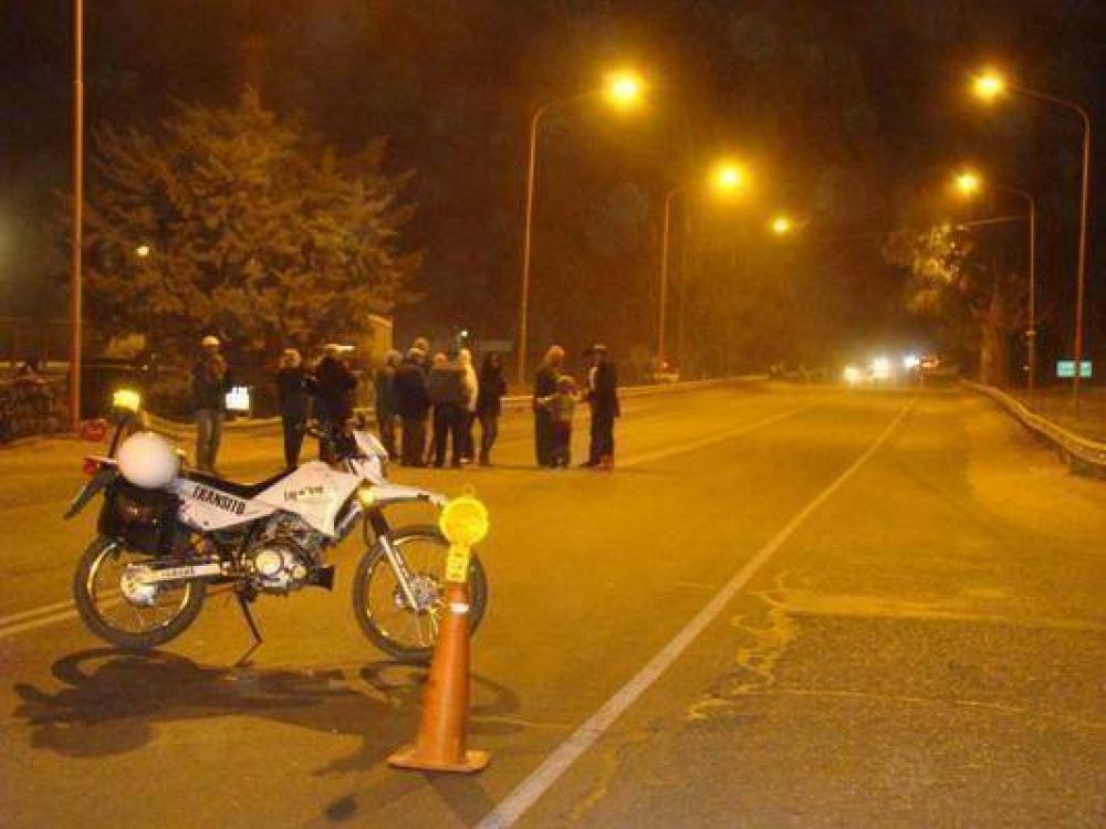 Seguridad vial: Forte se comprometi� a gestionar iluminaci�n en acceso a Santa Rosa